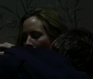 Thoughtless MILF has something wet between legs that needs to be humped on stairs in Blind