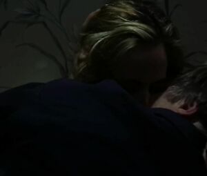 Thoughtless MILF has something wet between legs that needs to be humped on stairs in Blind