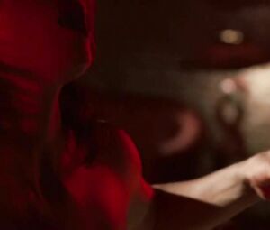 Jessica Biel dances but man watches her and waits in private room in Powder Blue (2009)