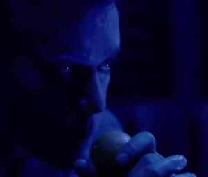 Jessica Biel dances but man watches her and waits in private room in Powder Blue (2009)