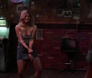 Sexy blonde is penetrated by several men in obscene scene from The Accused (1988)