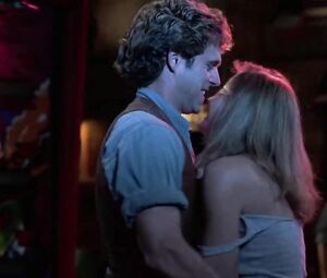 Sexy blonde is penetrated by several men in obscene scene from The Accused (1988)