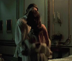 Hot girl Alicia Vikander with tiny private body parts is drilled in A Royal Affair