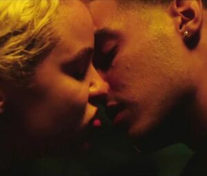 Morgan Saylor is tricked into carnal fun in multiple moments from White Girl (2016)