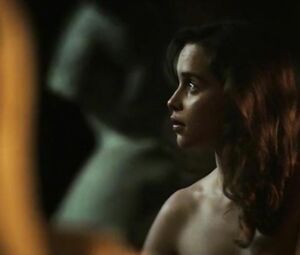 Sometimes Emilia Clarke can't resist booty call and allows co-star to fool around