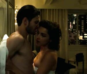 Sex scene of exotic MILF Amber Rose Revah being scored in TV series The Punisher