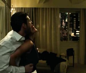 Sex scene of exotic MILF Amber Rose Revah being scored in TV series The Punisher