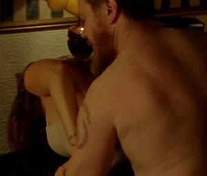 Charisma Carpenter receives brutal guy's cock in her snatch in Psychosis (2010)