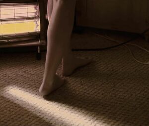 Nude scene from Under The Skin where Scarlett Johansson appears with no clothes