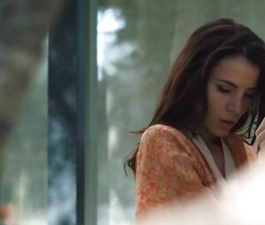 Enticing Kacey Barnfield in all her glory makes it with the guy in Blood Orange (2016)