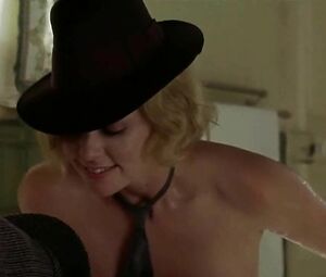 Young man hooks up with shameful blonde actress Charlize Theron in Head in the Clouds