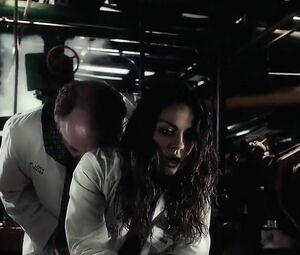 Doctor grabs Mila Kunis and hooks up with her in The Angriest Man in Brooklyn (2014)