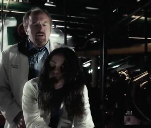 Doctor grabs Mila Kunis and hooks up with her in The Angriest Man in Brooklyn (2014)