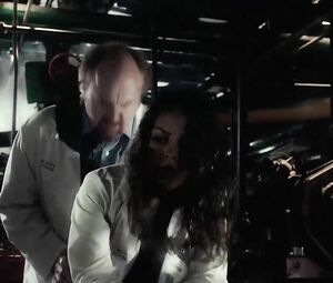 Doctor grabs Mila Kunis and hooks up with her in The Angriest Man in Brooklyn (2014)