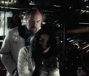Doctor grabs Mila Kunis and hooks up with her in The Angriest Man in Brooklyn (2014)