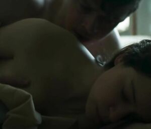 Beautiful Tatiana Maslany beckons young man and has sex in Two Lovers and a Bear (2016)
