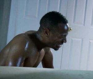 Black guy is very gentle with unstoppable nympho Jaime Pressly in Haunted House 2