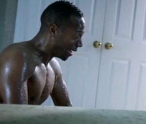 Black guy is very gentle with unstoppable nympho Jaime Pressly in Haunted House 2