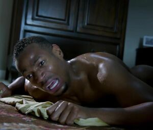Black guy is very gentle with unstoppable nympho Jaime Pressly in Haunted House 2