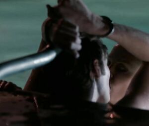 Dina Meyer knows why lover asks her to swim and cuts to the chase in Lethal Seduction