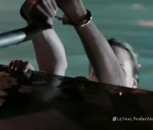 Dina Meyer knows why lover asks her to swim and cuts to the chase in Lethal Seduction