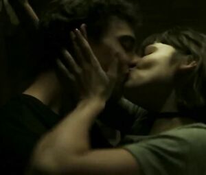 Ursula Corbero nude gets humped by boys and tries to do it with the chick in Money Heist