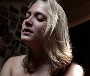 Emilie Devaux loves staring at Louise De Fleury's face when she chokes in Pola movie