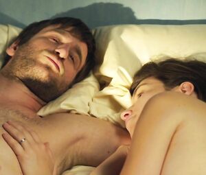Man has tender sex with sensitive girlfriend Sophia Takal in Molly's Theory of Relativity