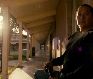 Sarah Stiles exposes skinny body and receives cock in snatch doggystyle in Get Shorty