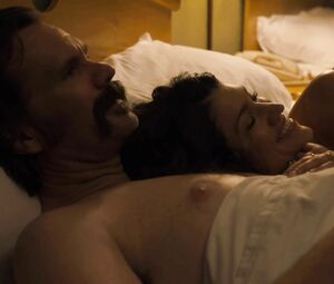 Sarah Stiles exposes skinny body and receives cock in snatch doggystyle in Get Shorty