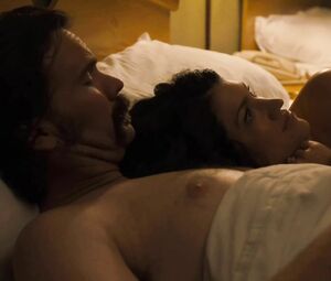 Sarah Stiles exposes skinny body and receives cock in snatch doggystyle in Get Shorty