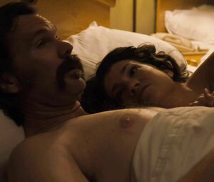 Sarah Stiles exposes skinny body and receives cock in snatch doggystyle in Get Shorty