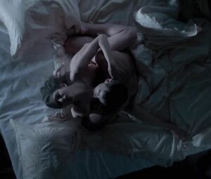Hot movie sex scene of two different men drilling Anna Chipovskaya in About Love (2017)