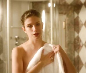 Hot movie sex scene of two different men drilling Anna Chipovskaya in About Love (2017)