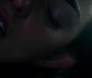 Man entices Natalie Martinez and finally hooks up with her in elevator in Into the Dark