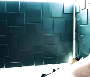 Man entices Natalie Martinez and finally hooks up with her in elevator in Into the Dark