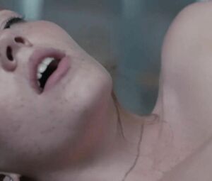 Guy can't believe he thrusts cock into Charlotte Spencer's snatch in TV series Glue