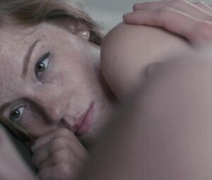 Guy can't believe he thrusts cock into Charlotte Spencer's snatch in TV series Glue