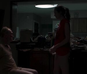 Nude and sex moments of skinny sexual pervert Margaret Qualley from Donnybrook (2018)