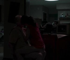 Nude and sex moments of skinny sexual pervert Margaret Qualley from Donnybrook (2018)