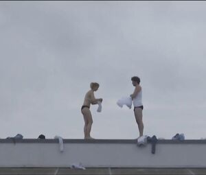 Fully naked Magdalena Steinlein in Lovers (2019)