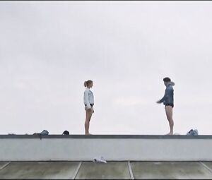 Fully naked Magdalena Steinlein in Lovers (2019)