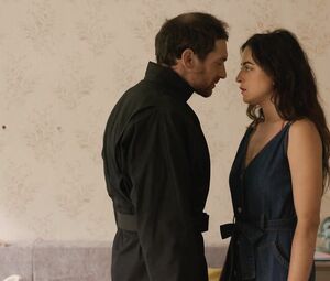 Nadege Trebal's BJ and sexy scenes from Douze mille (2019)