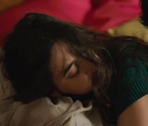 Nadege Trebal's BJ and sexy scenes from Douze mille (2019)