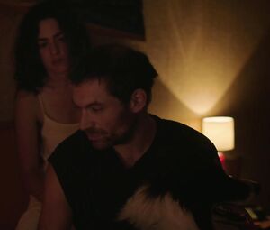 Nadege Trebal's BJ and sexy scenes from Douze mille (2019)