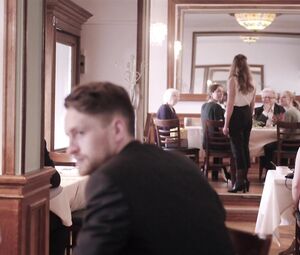 Naked Anna Grisebach enjoys public nudity in Die unsichtbare Frau (2019)
