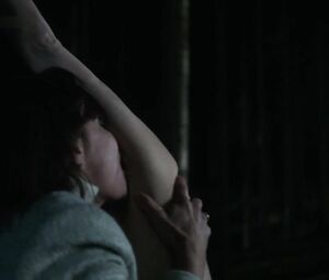 Wild Susanne Wolff fucks in the woods in 2016's Hedda