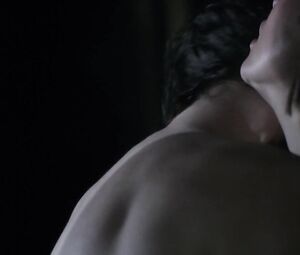 Wild Susanne Wolff fucks in the woods in 2016's Hedda