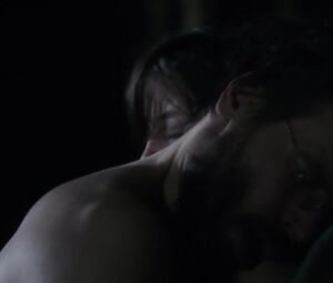 Wild Susanne Wolff fucks in the woods in 2016's Hedda