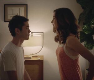 Sexy Katie Findlay scene from Straight Up (2019)